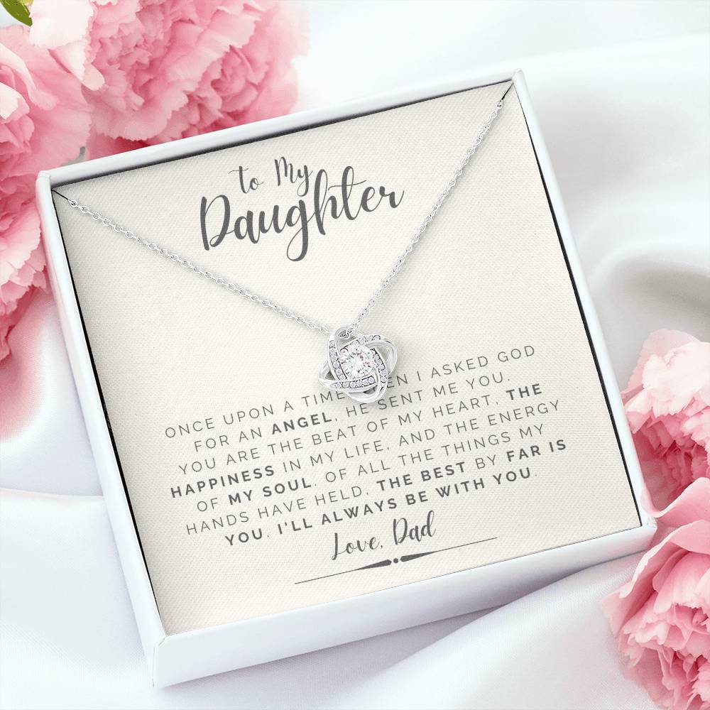 Angel Daughter - Love Knot Necklace