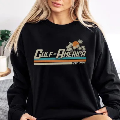 Gulf Of America Sweatshirt Gulf Coast Sweatshirt Texas Mississippi Florida Beach Unisex Cotton Sweatshirt For Men For Women