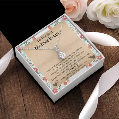 Gift For Mother-In-Law - My Life Is Filled With More Joy New - Alluring Alluring Beauty Necklace