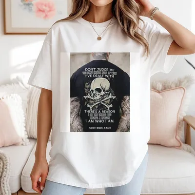 Summer Casual Men'S Skull Graphic Print T-Shirt T-Shirt Top Unisex Outfits Graphic T-Shirt Menswear