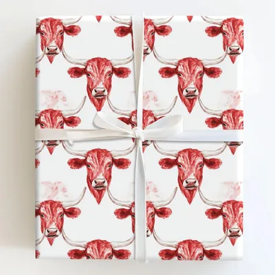 Red Charge - Gift Wrap for Christmas, Holidays Wrapping Paper, Christmas Wrapping Paper
