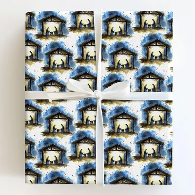 The First Noel - Gift Wrap for Christmas, Holidays Wrapping Paper, Christmas Wrapping Paper