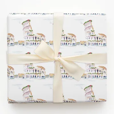Roman Cheer - Gift Wrap for Christmas, Holidays Wrapping Paper, Christmas Wrapping Paper
