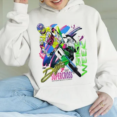 Vintage Style 1992 Daytona Supercross Hoodie Featuring Mike Larocco