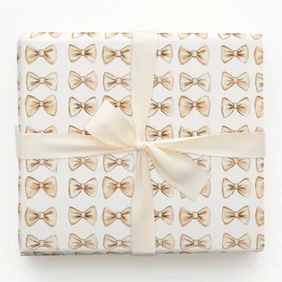 Gold Attire - Gift Wrap for Christmas, Holidays Wrapping Paper, Christmas Wrapping Paper