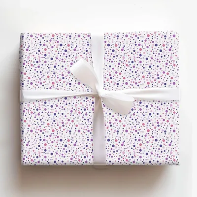 Dot to Self - Gift Wrap for Christmas, Holidays Wrapping Paper, Christmas Wrapping Paper