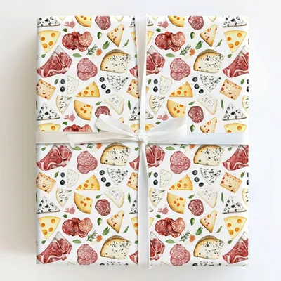 Meat Cute - Gift Wrap for Christmas, Holidays Wrapping Paper, Christmas Wrapping Paper