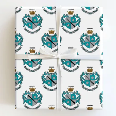 Timeless Zeta Seal - Gift Wrap for Christmas, Holidays Wrapping Paper, Christmas Wrapping Paper