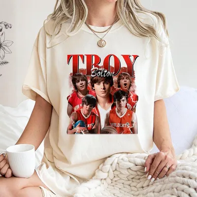 Troy Bolton T-Shirt High School Musical T-Shirt T-Shirt For Men For Women