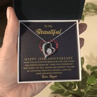 To My Beautiful Royer Forever Love Necklace