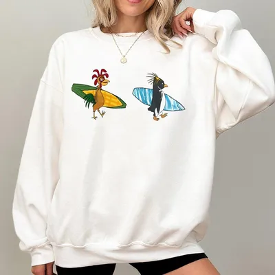 Cody Maverick Chicken Joe Surfs Up Graphic Sweatshirt Unisex Sweatshirt For Men And Women Trendy Casual Wear Funny Design For Daily