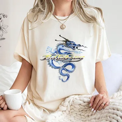 Vintage 90s Y2k Billabong Dragon Surfing T-Shirt
