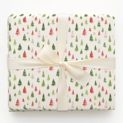 Sparce Spruces - Gift Wrap for Christmas, Holidays Wrapping Paper, Christmas Wrapping Paper