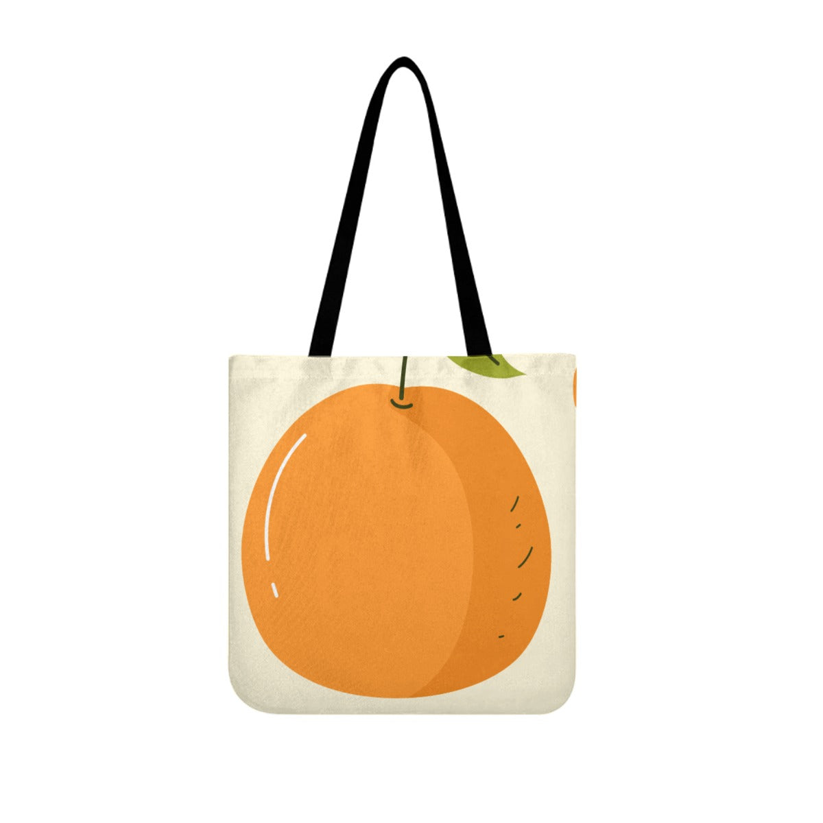 Orange Fruit Cloth Tote Bags