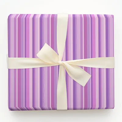 Lush Stripe - Gift Wrap for Christmas, Holidays Wrapping Paper, Christmas Wrapping Paper