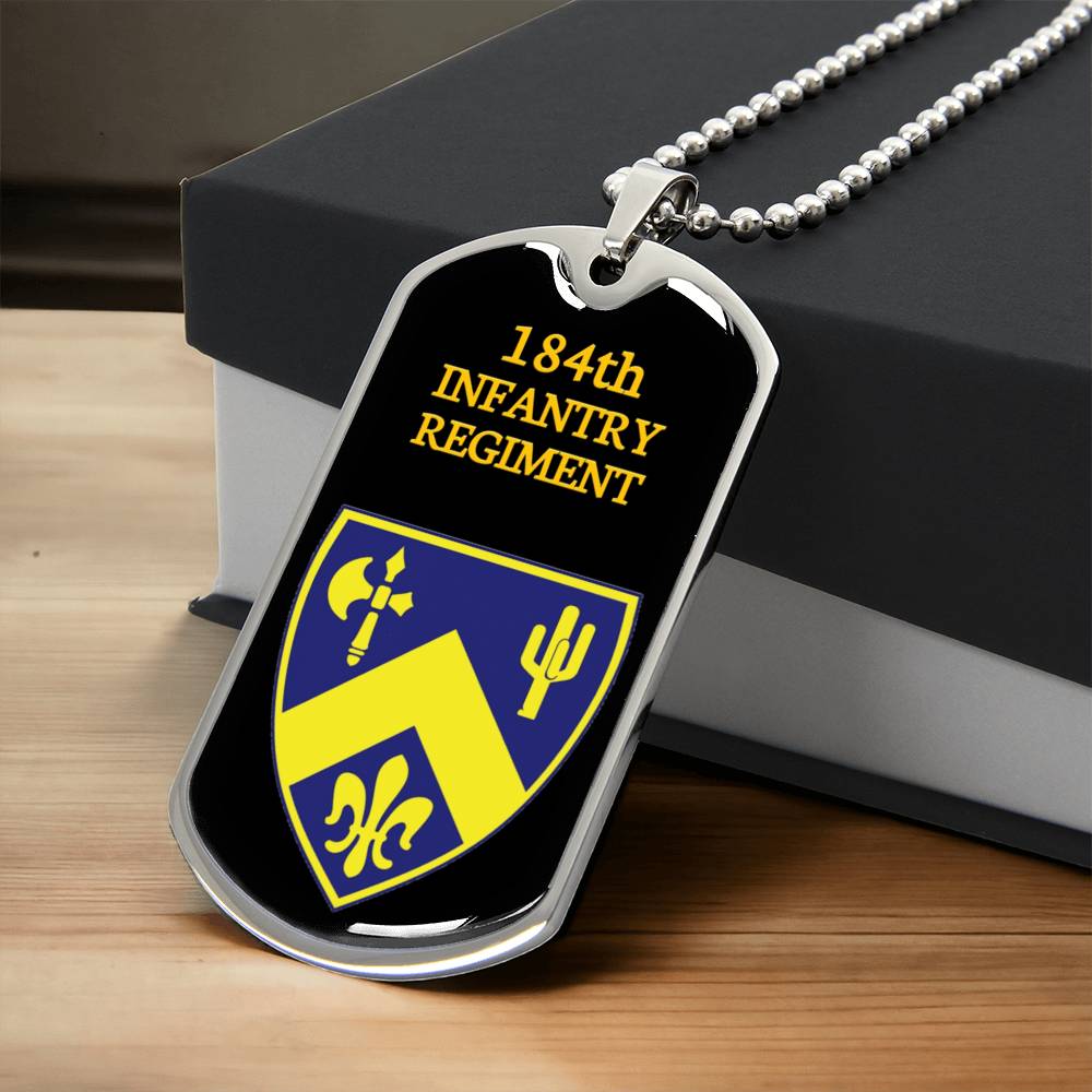 Awesome Dog Tag For 184Th Infantry Regiment - Army Tag Necklace, Dog Tag