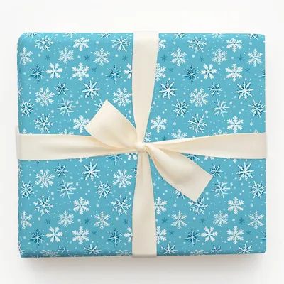 Flurries and Fairytales - Gift Wrap for Christmas, Holidays Wrapping Paper, Christmas Wrapping Paper