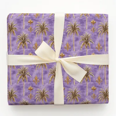 Lush Louisiana - Gift Wrap for Christmas, Holidays Wrapping Paper, Christmas Wrapping Paper