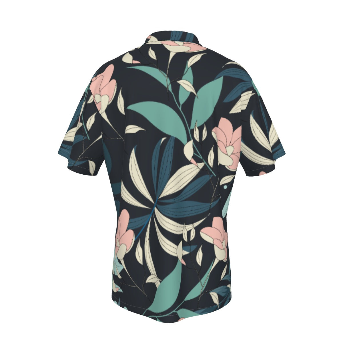 All-Over Print Men's Hawaiian Shirt With Pocket