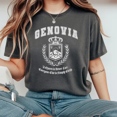 Genovia Princess Diaries T-Shirt T-Shirt T-Shirt Comfort Cotton