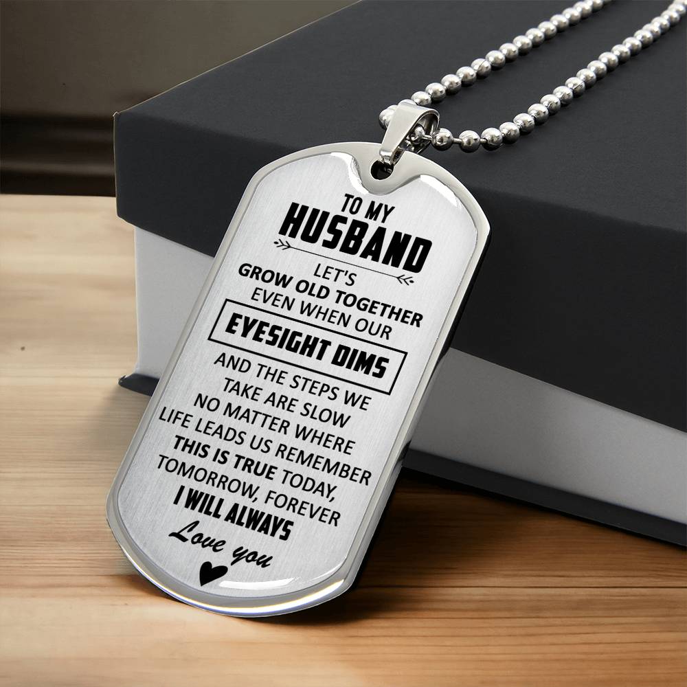 Gift For Husband - Where Life Leads Us - Dog Tag - Army Tag Necklace, Dog Tag