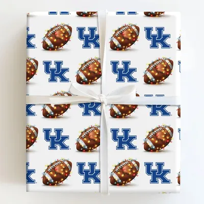 End Zone Lights Wildcats - Gift Wrap for Christmas, Holidays Wrapping Paper, Christmas Wrapping Paper