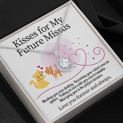 Valentine Necklace Gift for Future Wife