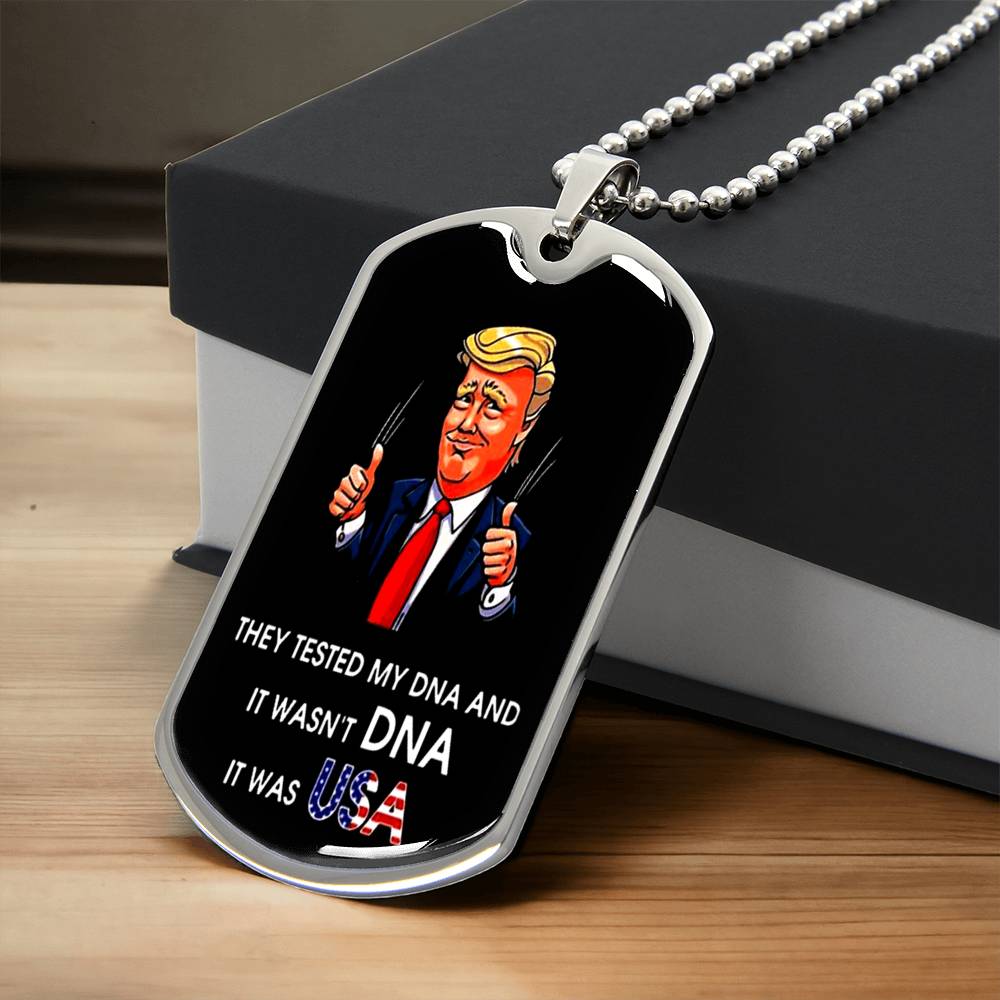 Usa In Dna - Army Tag Necklace, Dog Tag