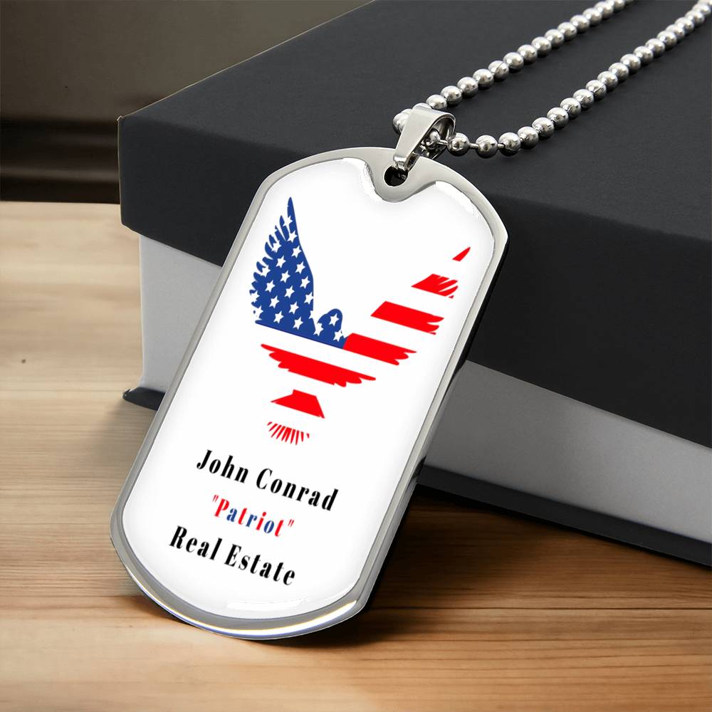 John Conrad Patriot - Army Tag Necklace, Dog Tag