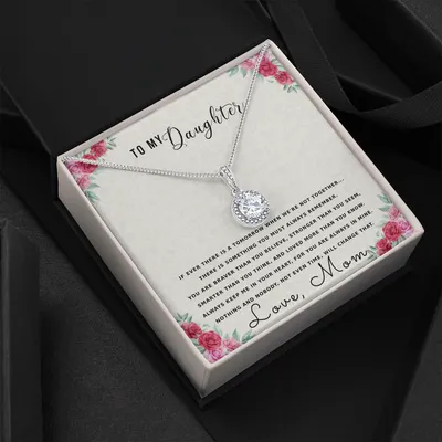 To My Daughter Mother Necklace - Happy Mother's Day Gift For Daughter From Mom, Mother's Day Necklace For Daughter - Amazing Daughter Necklace From Mom - To My Daughter - Gift For Daughter - To My Daughter Jewelry From Mom