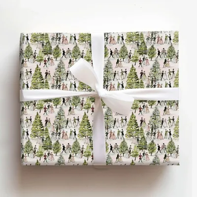 Midnight Christmas Party - Gift Wrap for Christmas, Holidays Wrapping Paper, Christmas Wrapping Paper