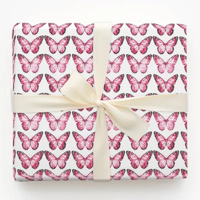 Fly Me to My Gift - Gift Wrap for Christmas, Holidays Wrapping Paper, Christmas Wrapping Paper