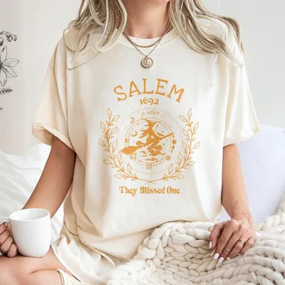 1692 They Missed One Halloween T-Shirt, 1692 Halloween T-Shirt, Halloween Witch T-Shirt, 1692 Witch T-Shirt, They Missed One T-Shirt
