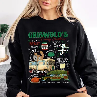 Griswold Christmas Sweatshirt, National Lampoon'S Family Vacation Match, Griswold Co Tree Farm Sweatshirt