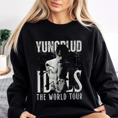 Yungblud Tour Sweatshirt 2025 Idols Album Graphic Sweatshirt Gift For Music Lovers Punk Rock Fan Merch Essential