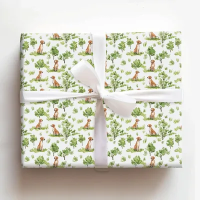 Park Day with the Vizslas - Gift Wrap for Christmas, Holidays Wrapping Paper, Christmas Wrapping Paper