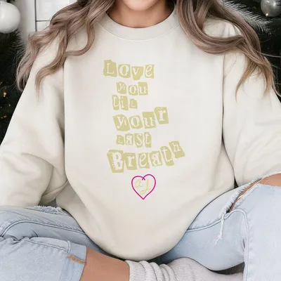 Aj Lee Skeleton Rib Cage Wwe Wrestling Sweatshirt, Love You Till Your Last Breath Graphic Sweatshirt, Menswear, Womenswear