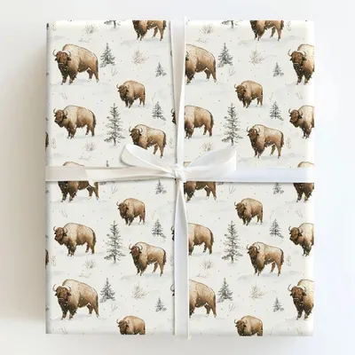 Snow and Ice Slice - Gift Wrap for Christmas, Holidays Wrapping Paper, Christmas Wrapping Paper