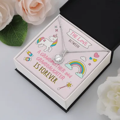 The Love Between A Grandmother And Granddaughter Is Forever - Love Knot, To My Granddaughter Gift From Grandmother, Grandma And Granddaughter Necklace, Granddaughter Christmas Gift, Granddaughter - Granddaughter Gifts, Granddaughter Necklace