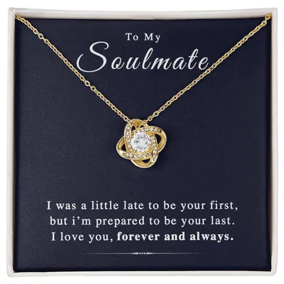 To My Soulmate - Love Knot Love Knot Necklace