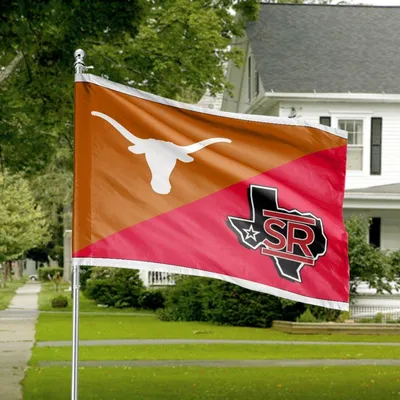Texas Longhorns, Sam Houston Bearkats, House Divided Horizontal House Flag, College Football Decor, Garden Banner Horizontal House Flag