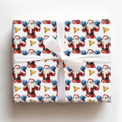 Santa Squad - Gift Wrap for Christmas, Holidays Wrapping Paper, Christmas Wrapping Paper