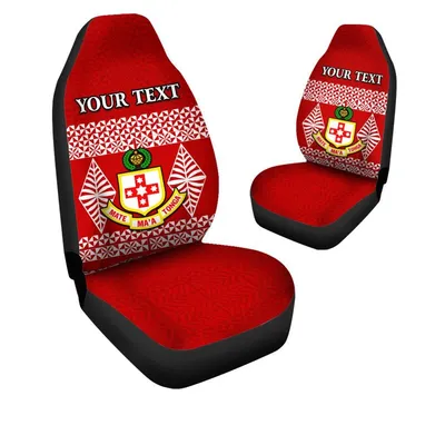 Custom Kolisi Tonga Car Seat Covers printsyde