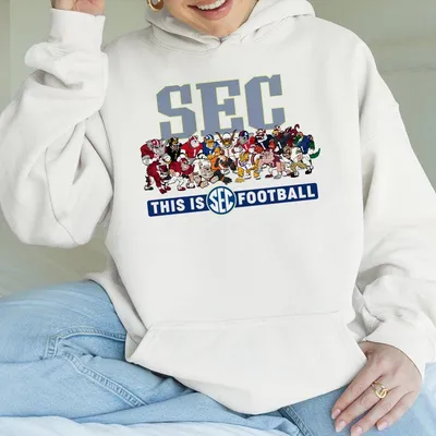 Vintage Sec Football Mascots Hoodie, College Game Day Hoodie, Ncaa Mascot Fan Hoodie, Sec Football Fans