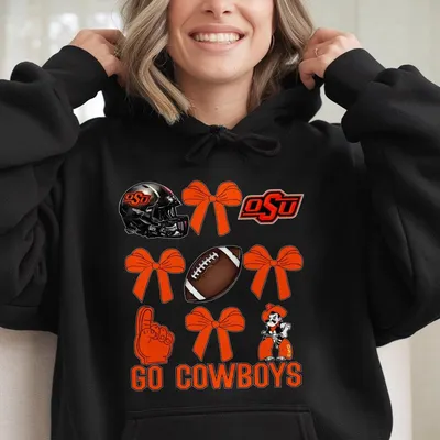 Osu Cowboys Coquette Hoodie,Soft And Stylish,Retro College Sports Hoodie,Graphic Hoodie,Unisex Streetwear Gift For Cowboys Fans