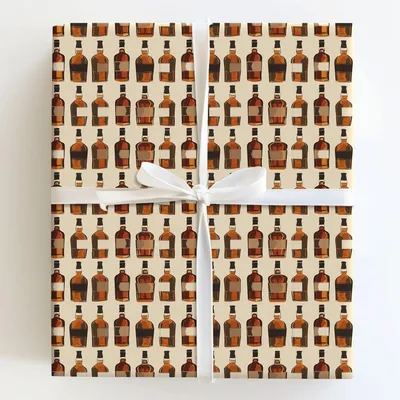 Toast to Oak - Gift Wrap for Christmas, Holidays Wrapping Paper, Christmas Wrapping Paper