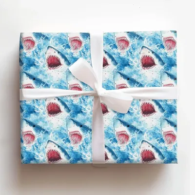 This Party has Teeth - Gift Wrap for Christmas, Holidays Wrapping Paper, Christmas Wrapping Paper