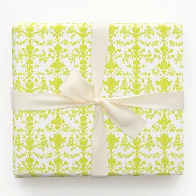 Lime Vintage - Gift Wrap for Christmas, Holidays Wrapping Paper, Christmas Wrapping Paper
