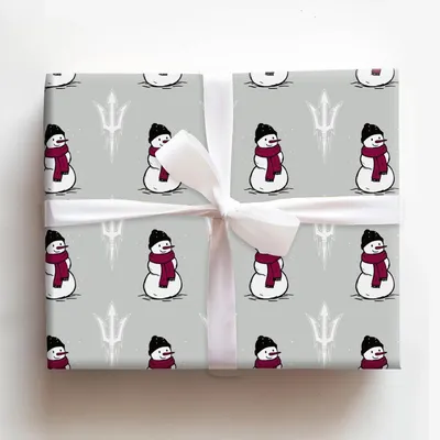 Frosty the Fork - Gift Wrap for Christmas, Holidays Wrapping Paper, Christmas Wrapping Paper