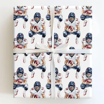 Offsides - Gift Wrap for Christmas, Holidays Wrapping Paper, Christmas Wrapping Paper
